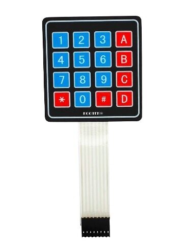4x4 Matrix Keypad Switch - 4×4 Matrix Keypad Membrane Switch for Arduino-Zbotic