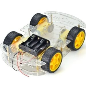 Longer version of 4 WD Double Layer Smart Car Chassis Kit-Zbotic1