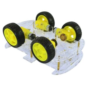 Longer version of 4 WD Double Layer Smart Car Chassis Kit-Zbotic2