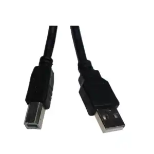 Male USB A to Male USB B Cable, 1.0m, USB 2.0 A
