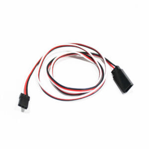 Safe Connect FLAT 60CM 26AWG Servo Lead Extension (JR) Cable (One male and one female connector)