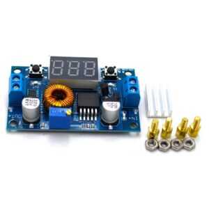 Xl4015 Led - XL4015 5A Step Down Adjustable Power Supply with LED Voltmeter