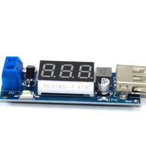 DC-DC 4.5-40V To 5V 2A USB Charger Step down Converter Voltmeter Module