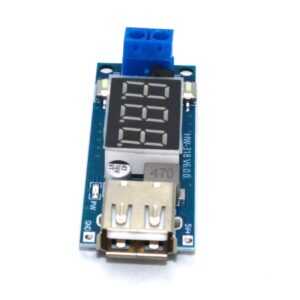 DC-DC 4.5-40V To 5V 2A USB Charger Step down Converter Voltmeter Module