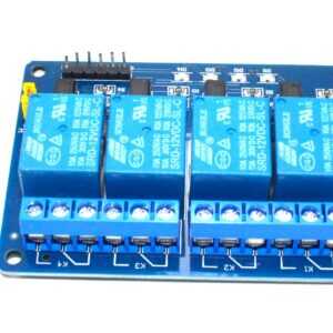 4 Road/Channel Relay Module 12V (with light coupling)