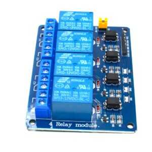 4 Road/Channel Relay Module 12V (with light coupling)