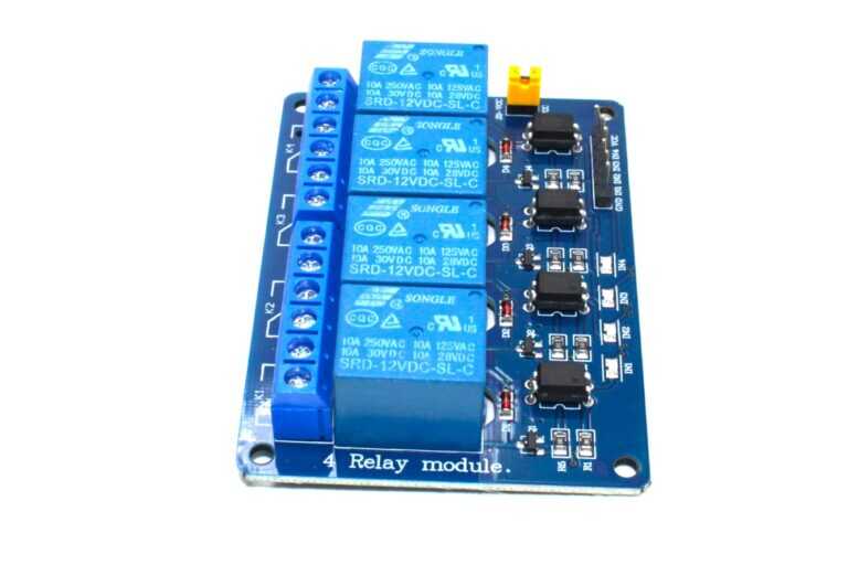 Buy 4 Road/Channel Relay Module 12V (Road/Channel light) | Relay ...