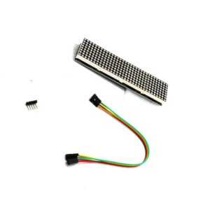 MAX7219 LED Dot Matrix 4 In 1 Display with 5P Line Module