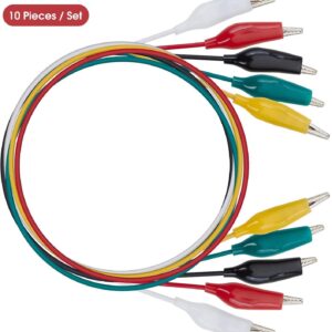 Alligator Clips Electrical DIY Test Leads 10pcs of Double-ended Crocodile Clips Roach Clip
