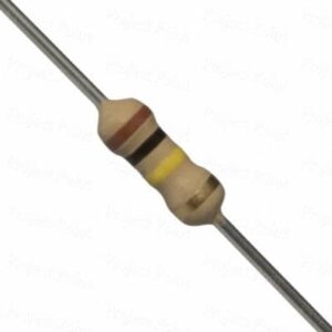 100k Ohm 0.25w Carbon Film Resistor - 100 Kohm, 0.25W Carbon Film Resistor(Pack of 100)