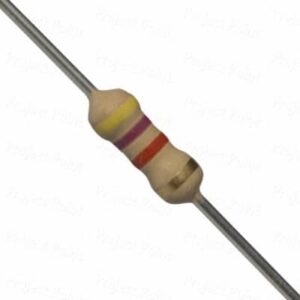 4.7 Ohm 0.25w Carbon Film Resistor -  4.7 ohm, 0.25W Carbon Film Resistor(Pack of 100)