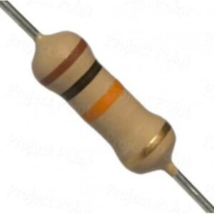 10k Ohm 1watt Carbon Film Resistor - 10 Kohm, 1W Carbon Film Resistor(Pack of 100)