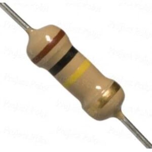 100k Ohm 1watt Carbon Film Resistor - 100  Kohm, 1W Carbon Film Resistor(Pack of 100)