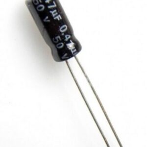 0.47µF 50V Electrolytic Capacitor