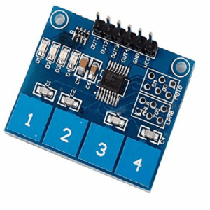 Ttp224 Module - TTP224 4-way Capacitive Touch Switch Module