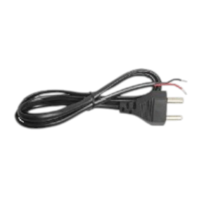 2 Pin Power Cord with Open Ended Cable