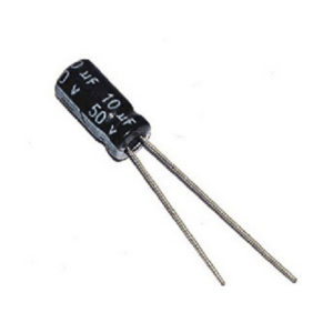 10µF 50V Electrolytic Capacitor (Pack of 50)
