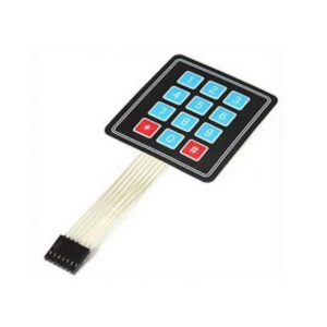 4×3 Matrix 12 keys Membrane Switch Keypad