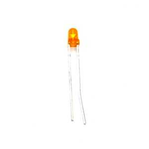 3mm Clear Yellow DIP LED (Pack of 50)