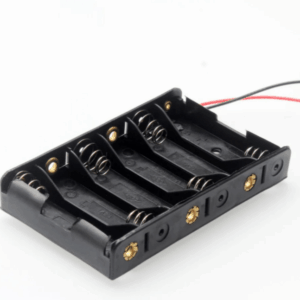 Battery Holder With Dc Jack - 6 CELL HOLDER WITH DC JACK