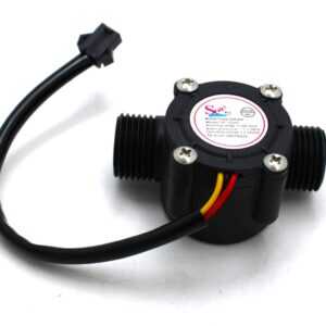 Water Sensor - Water Flow Sensor YF-S201 Flowmeter -Black