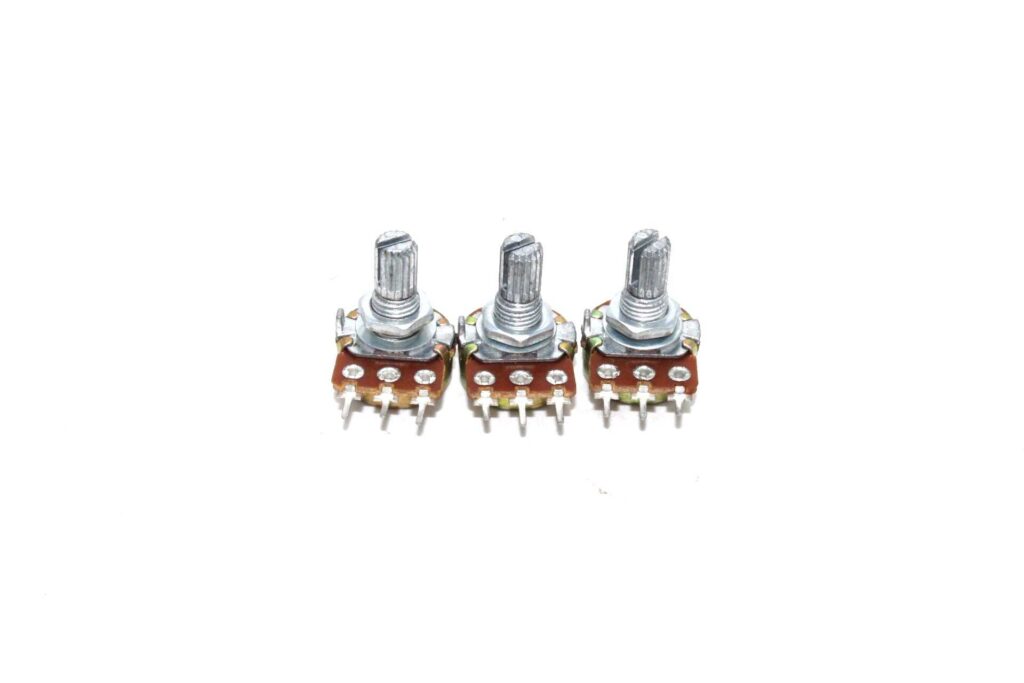 Buy 10K Ohm 3Pin 15mm Shaft (Potentiometer of) | Potentiometer - Zbotic
