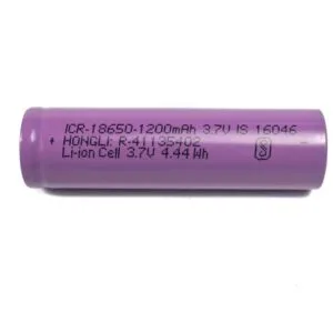 Good Quality 1200 mAh ICR18650 3.7V Lithium-Ion Battery1