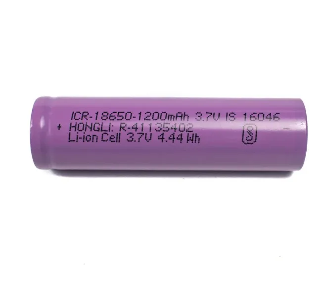 Good Quality 1200 mAh ICR18650 3.7V Lithium-Ion Battery1