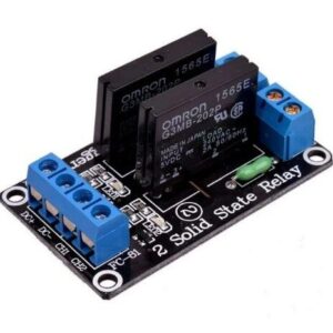 G3mb Module - 5V 2 Channel SSR G3MB-202P Solid State Relay Module 240V 2A Output with Resistive Fuse
