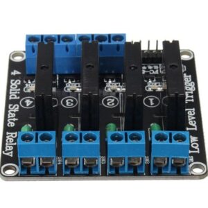 Channel Module 5v - 5V 4 Channel SSR Solid State Relay Module 240V 2A Output with Resistive Fuse