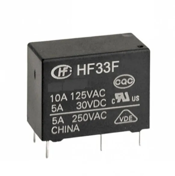 Hongfa Relay 12v - Hongfa 12V 10A DC HF33F-012-HL3 5-Pin SPDT Miniature Power Relay
