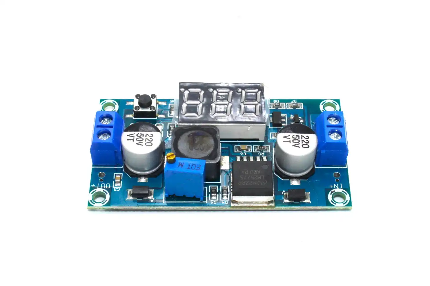 LM2577 3A DC-DC Step UP LED Voltmeter 3-34 to 4-35V Adjustable Boost Converter Module