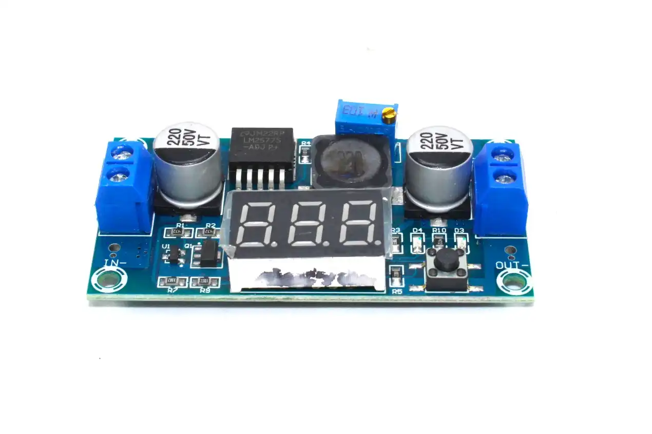 LM2577 3A DC-DC Step UP LED Voltmeter 3-34 to 4-35V Adjustable Boost Converter Module