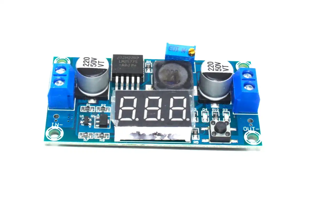 LM2577 3A DC-DC Step UP LED Voltmeter 3-34 to 4-35V Adjustable Boost Converter Module