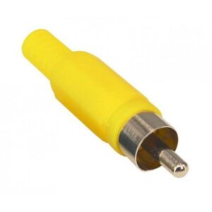 RCA Plug - Male - Yellow Color