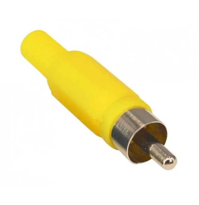 RCA Plug - Male - Yellow Color