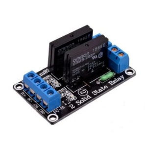 5V 2 Channel SSR G3MB-202P Solid State Relay Module 240V 2A Output with Resistive Fuse