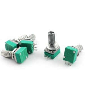 B 50K Ohm 3Pin Single Linear Rotary Taper Potentiometers