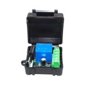 433MHz 12V 1 Channel Relay Module Wireless Remote Control Switch with Battery