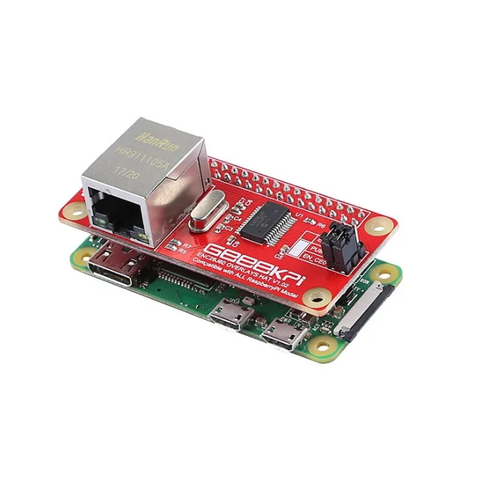 PI ZERO W ENC28J60 Internet Module Supporting all RPI Board1