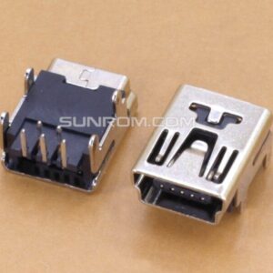 Mini Usb Through Connector - Mini USB-B Through Hole Connector Right Angle 5P