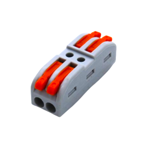 Ch-812 Connector - CH-812 0.08-2.5mm SPL-2 Pole Wire Connector with Spring Lock Lever for 2 Wire Line Connection