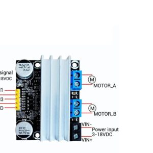 ZK-BM1 10A Dual DC Motor Drive Dodule Forward and Reverse PWM Speed,