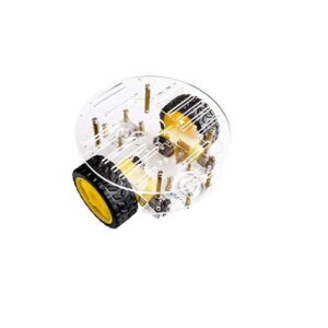 2wd Mini Round Kit - 2WD Mini Round Double-Deck Smart Robot Car Chassis DIY Kit