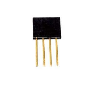 4 Pin Female 11mm tall stackable Header Connector for Arduino(Pack of 5)