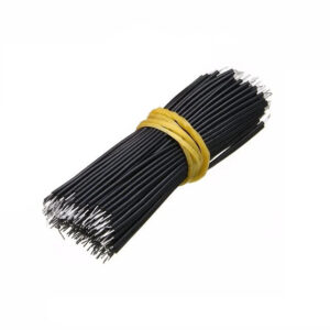 Motherboard-PCB-Breadboard Jumper Cable 150mm 24AWG (Black) –(Pack of 50)