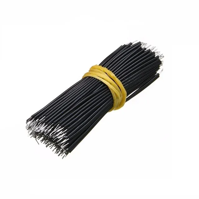 Motherboard-PCB-Breadboard Jumper Cable 150mm 24AWG (Black) –(Pack of 50)