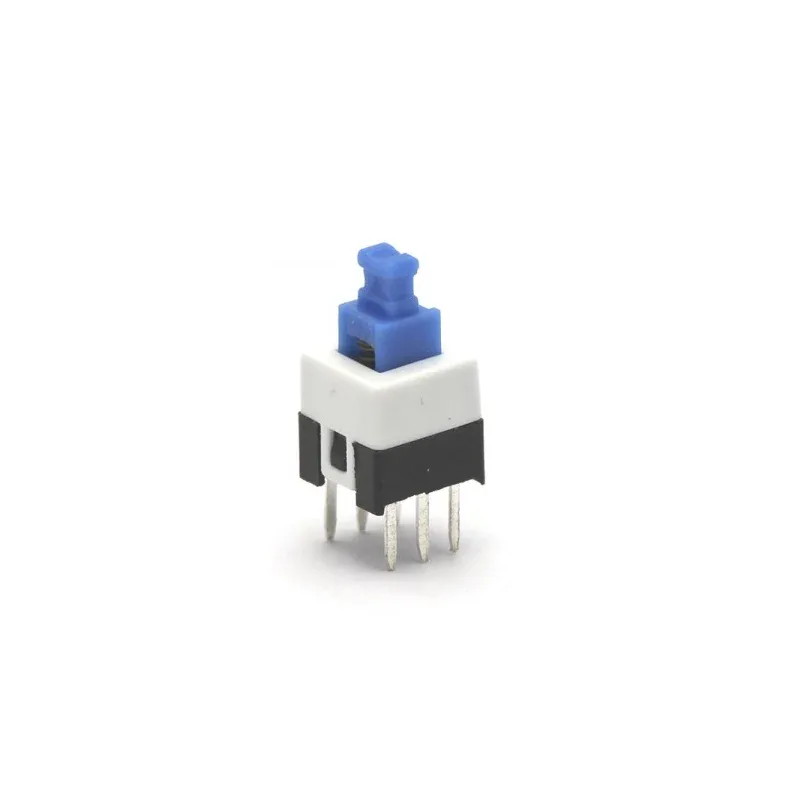 7x7mm-6-Pin-DPDT-Self-Lock-lock-Push-Switch-10Pcs-3 7x7mm 6 Pin DPDT Self-Lock lock Push Switch-10Pcs.