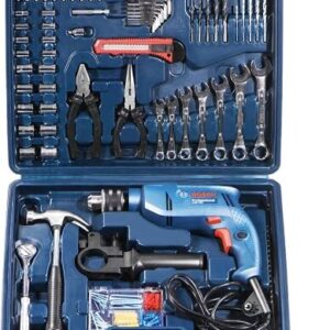 Bosch GSB Plastic 550W Corded Electric Mechanic Kit Professional Drill (Blue, 262x65.5x253 mm)