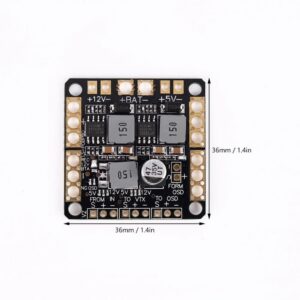 CC3D NAZE32 F3 Power Distribution Board PDB With LC Filter & Dual BEC.